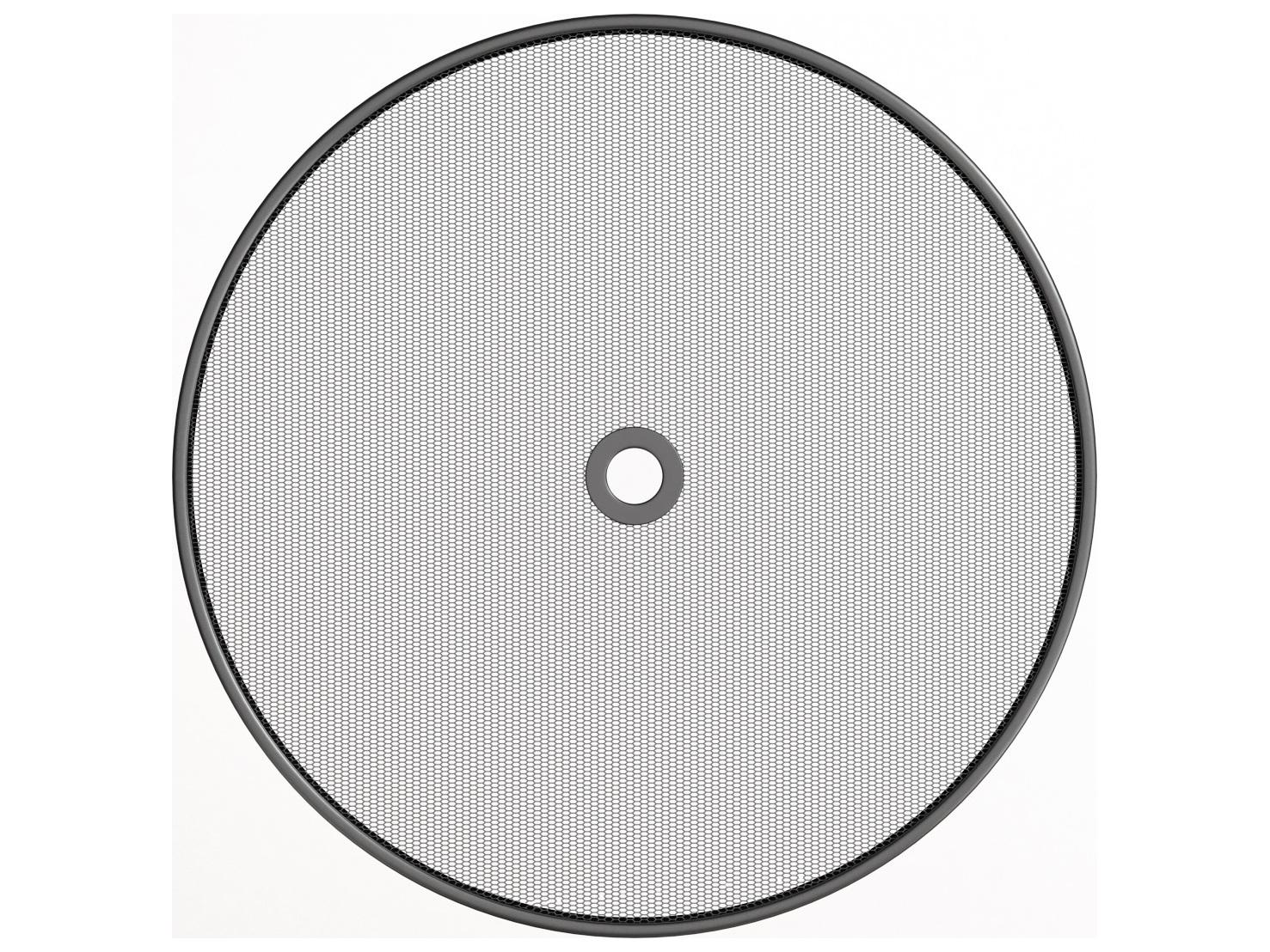 Homecrest Mesh Aluminum Round Table Top with Umbrella Hole