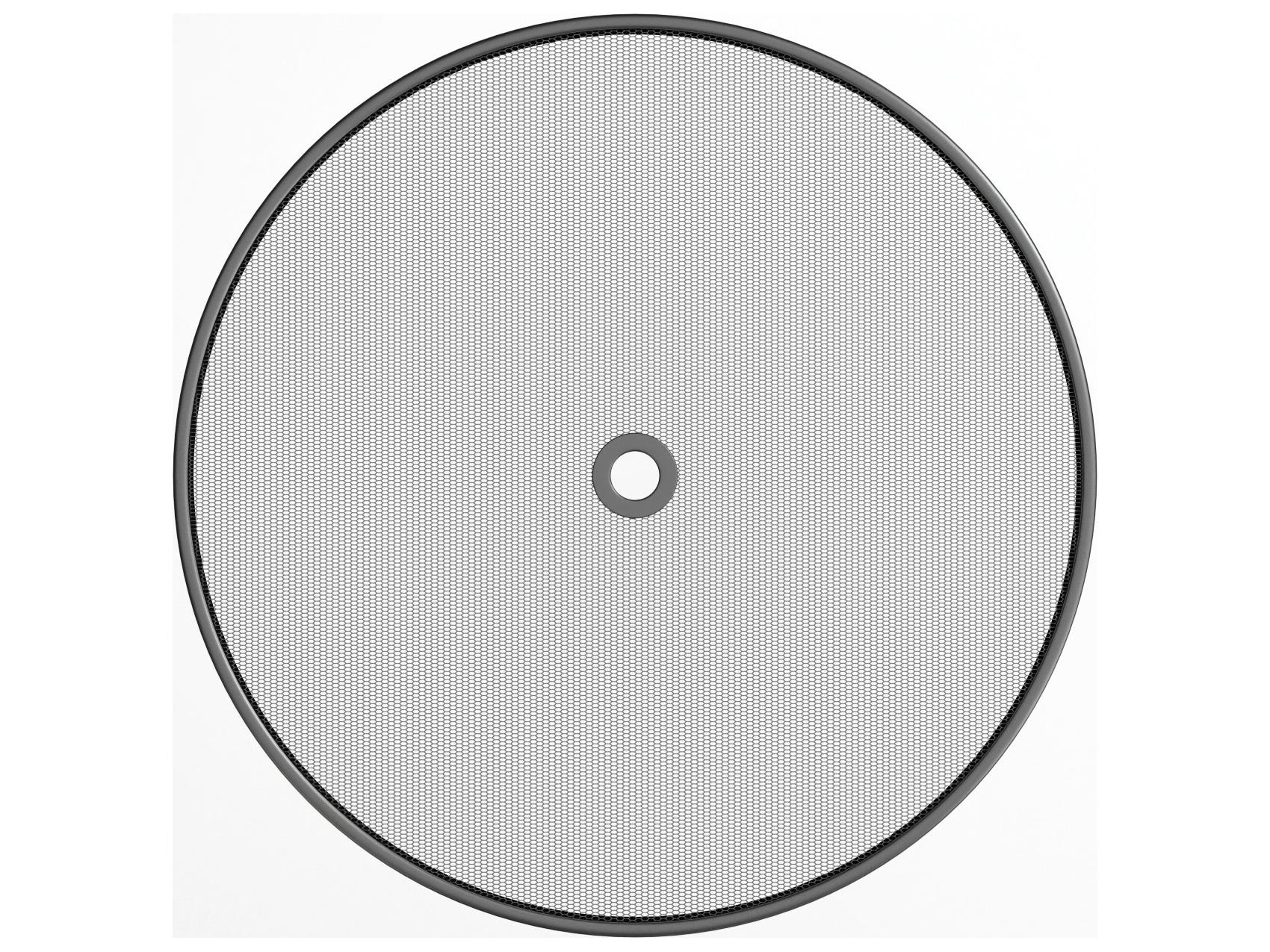 Homecrest Mesh Aluminum Round Table Top with Umbrella Hole