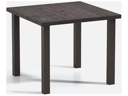 Homecrest Timber Aluminum Square Post Base Outdoor Counter Table