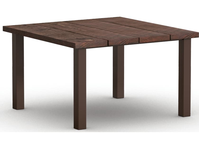 Homecrest Timber Aluminum Square Outdoor Dining Table