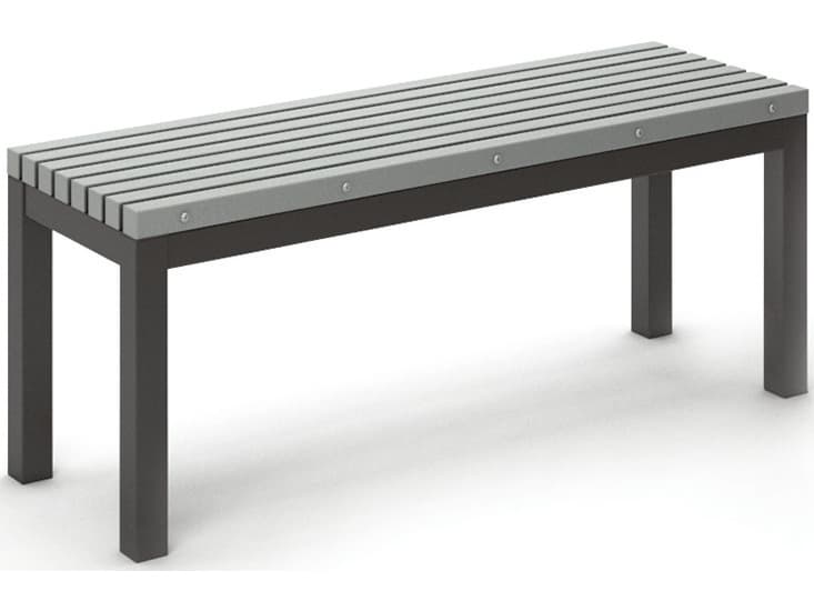 Homecrest Eden Aluminum Slat Dining Patio Bench