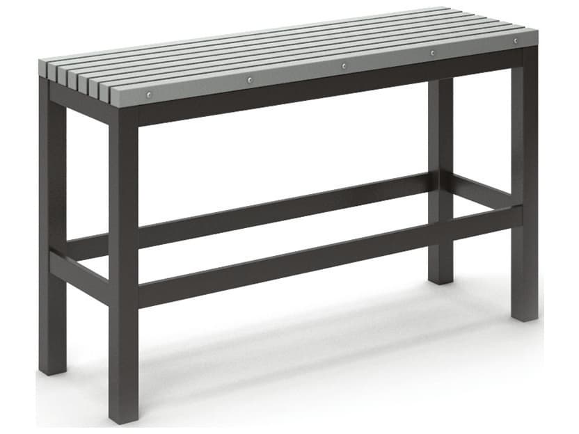 Homecrest Eden Aluminum Slat Bar Outdoor Patio Bench