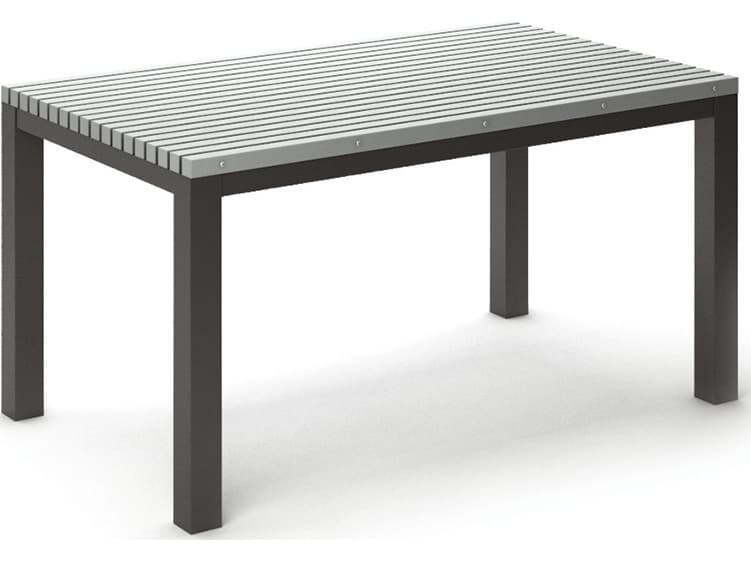 Homecrest Eden Aluminum Rectangular Outdoor Patio Dining Table