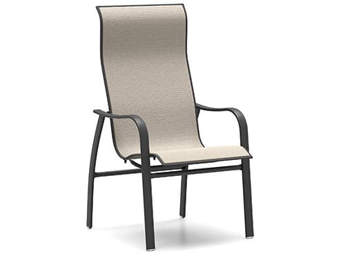 Homecrest Holly Hill Sling Aluminum High Back Dining Chair