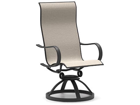 Homecrest Holly Hill Sling Aluminum High Back Swivel Rocker Sling