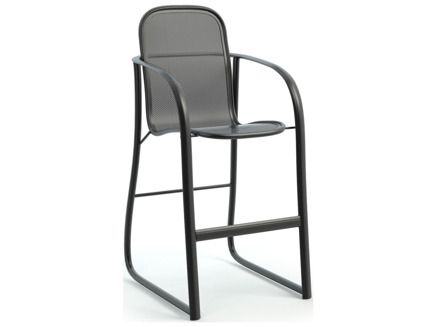 Homecrest Florida Mesh Aluminum Outdoor Patio Bar Stool