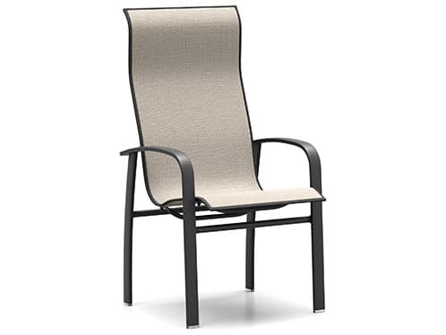 Homecrest Harbor Sling Aluminum High Back Dining Chair