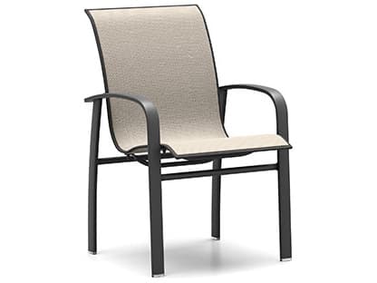 Homecrest Harbor Sling Aluminum Low Back Dining Chair