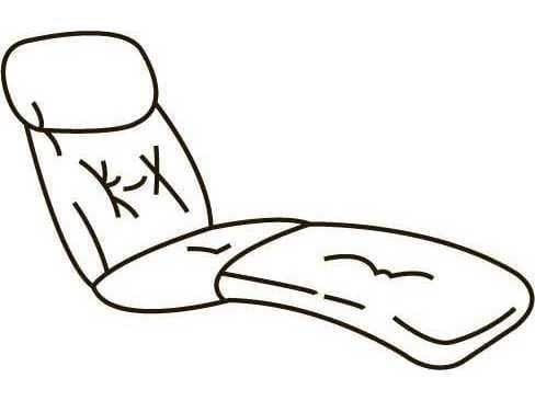 Homecrest Del Rio Replacement Self-Adjusting Chaise Cushions