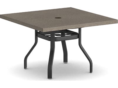 Homecrest Stonegate Natural Series Aluminum 42" Square Dining Table