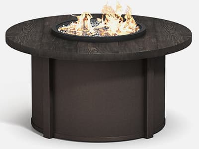 Homecrest Timber Faux Wood Aluminum Round Fire Pit Table Top