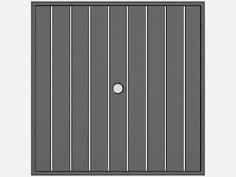 Homecrest Latitude Aluminum Square Table Top with Umbrella Hole