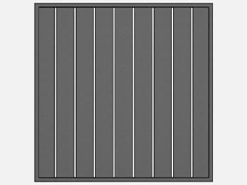 Homecrest Latitude Aluminum Square Table Top