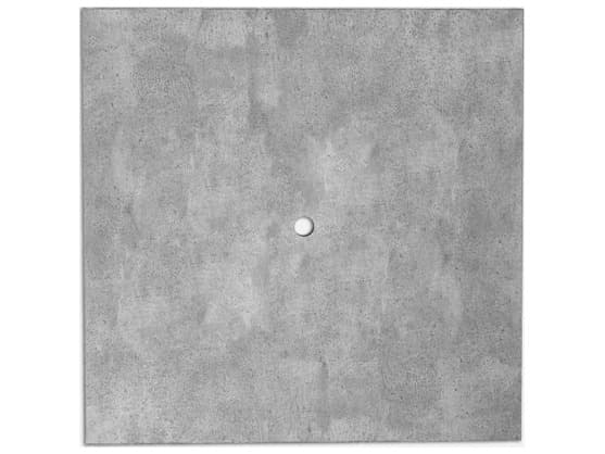 Homecrest Latitude Concrete Square Table Top with Umbrella Hole