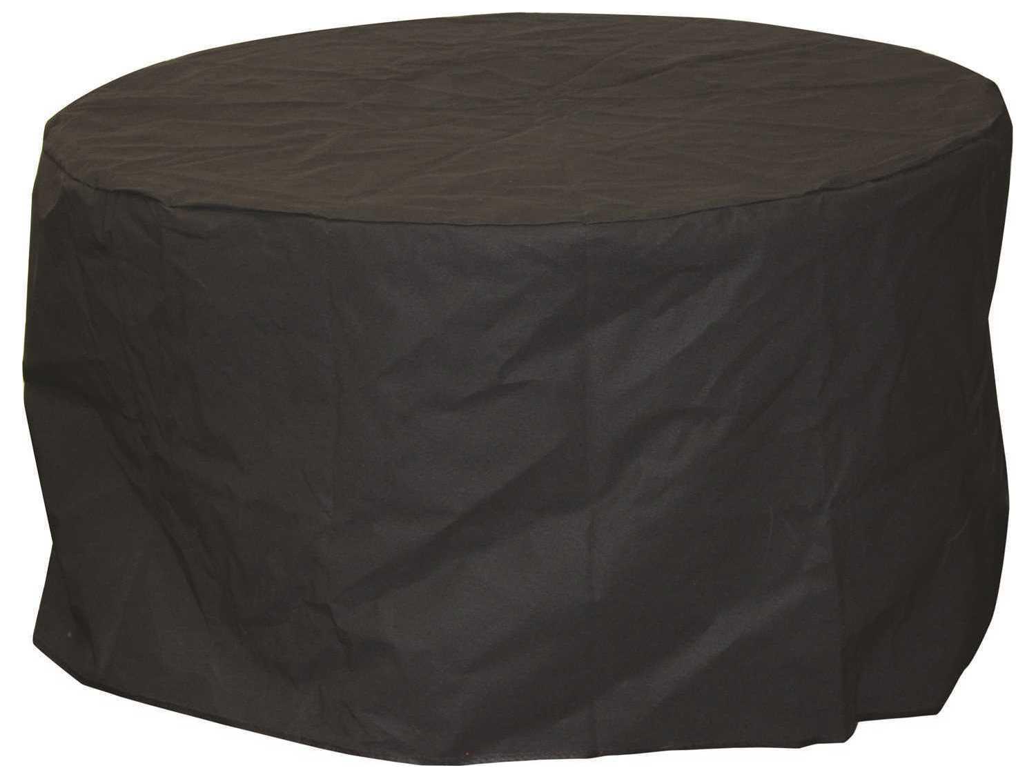 Homecrest 54 Round Fire Pit Table Cover (Tan)