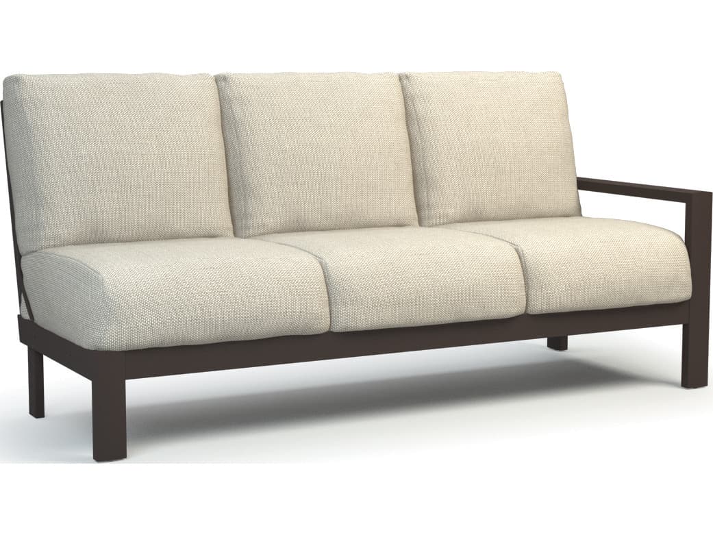 Homecrest Elements Modular Aluminum Left Arm Patio Sofa