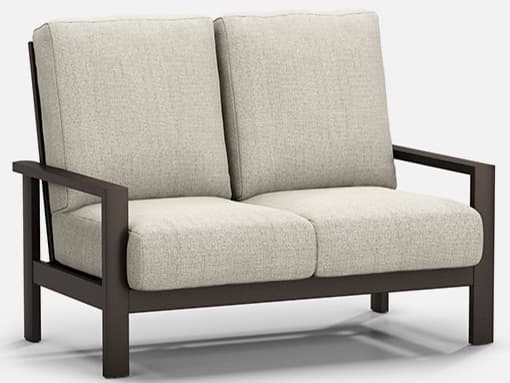 Homecrest Elements Cushion Aluminum High Back Patio Loveseat