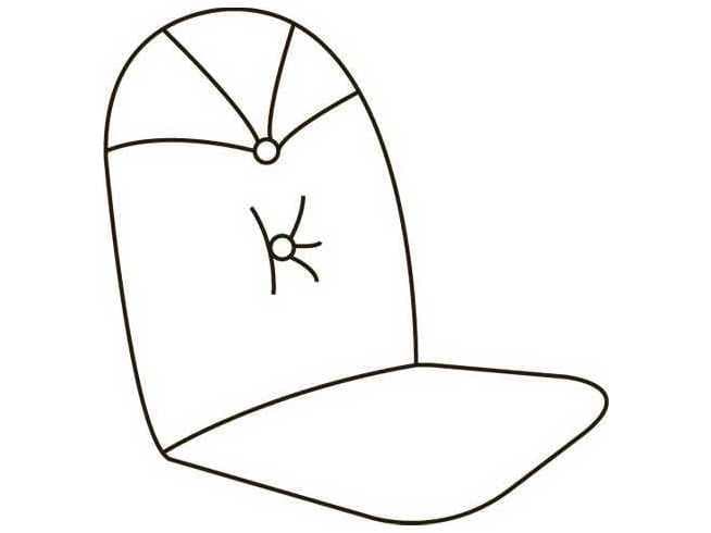 Homecrest Cyprus Replacement Sofa Glider 4-Seat Cushions