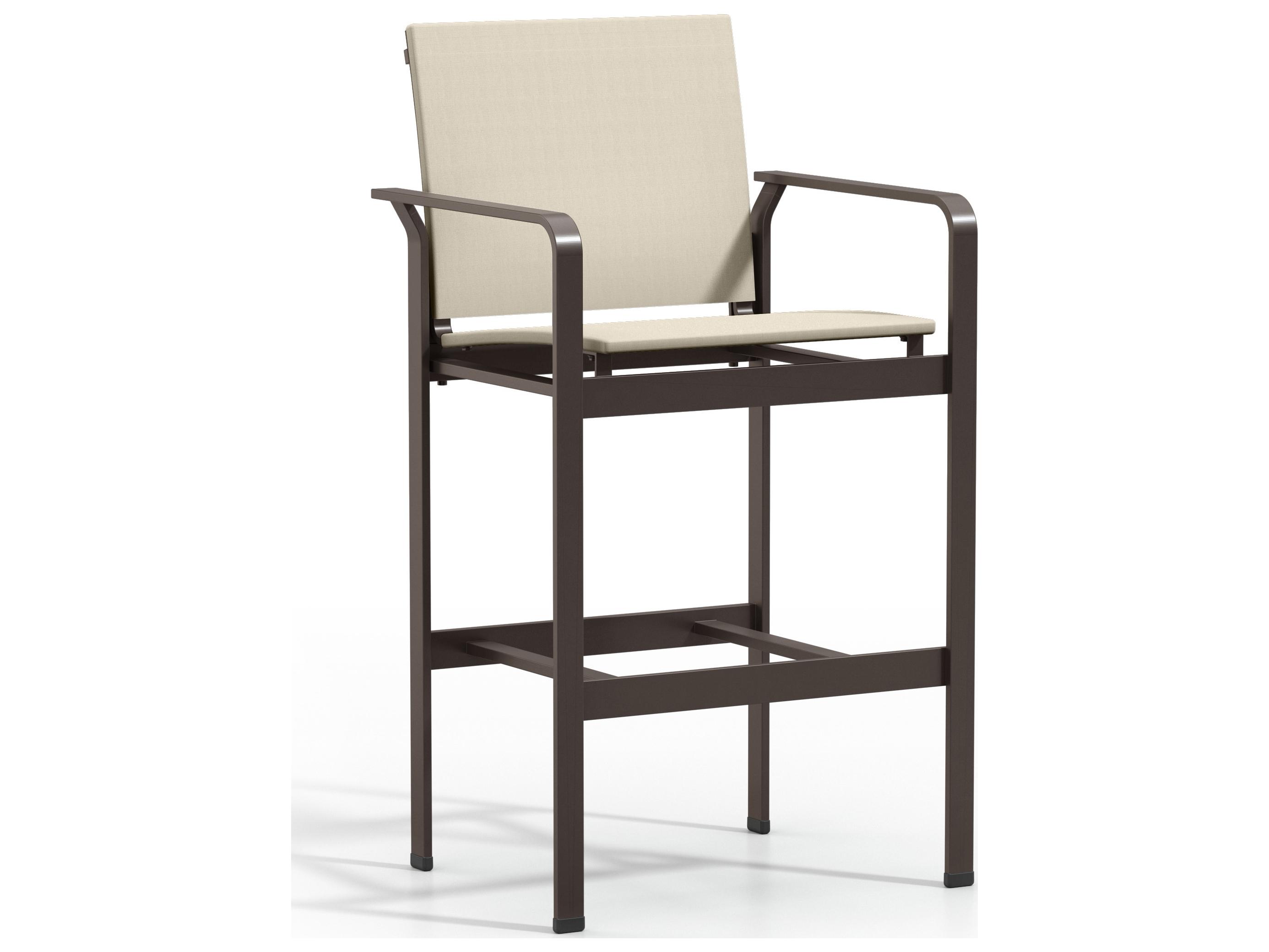 Homecrest Elevate Sling Aluminum Bar Arm Stool