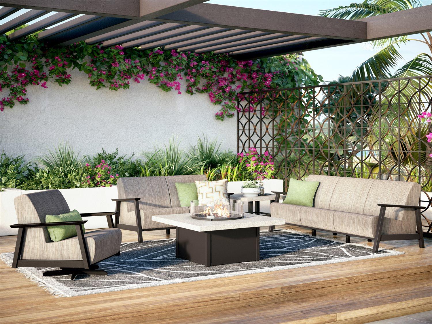 Homecrest Revive Air Sensation Sling Aluminum Modular Outdoor Lounge Chair