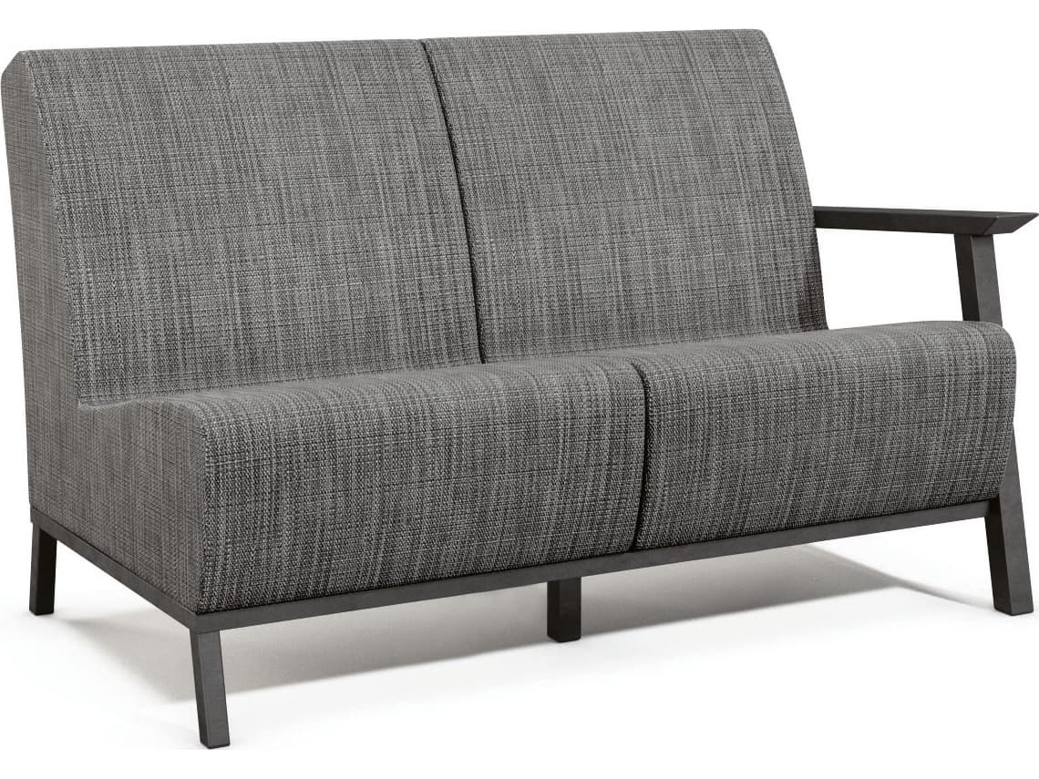 Homecrest Revive Air Sensation Sling Aluminum Left Arm Outdoor Loveseat