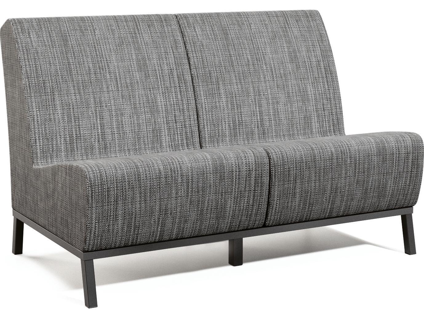 Homecrest Revive Air Sensation Sling Aluminum Modular Outdoor Patio Loveseat