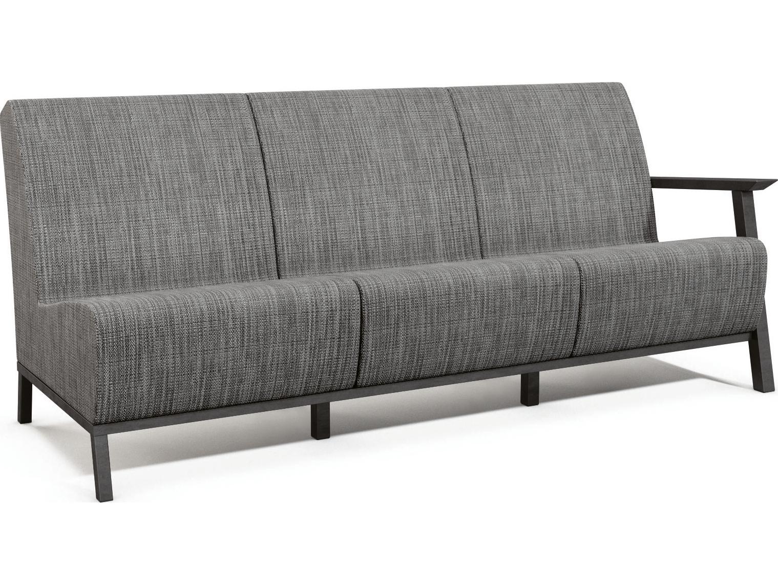 Homecrest Revive Air Sensation Sling Aluminum Left Arm Outdoor Sofa