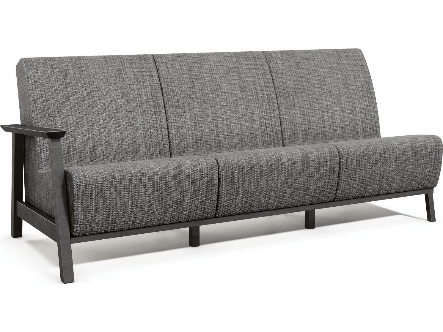 Homecrest Revive Air Sensation Sling Aluminum Right Arm Patio Sofa