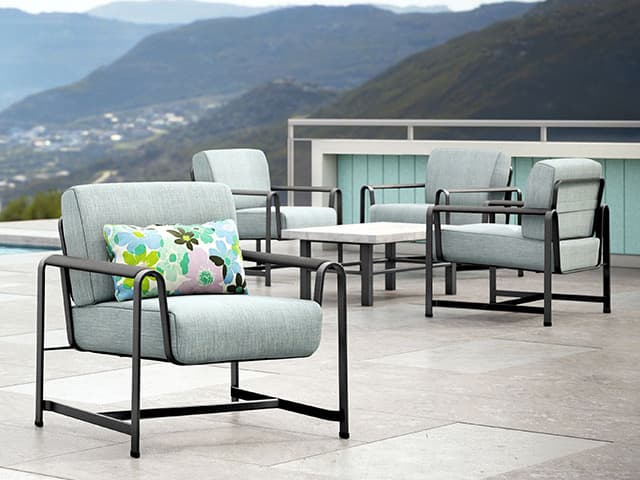 Homecrest Mila Cushion Aluminum Patio Lounge Chair