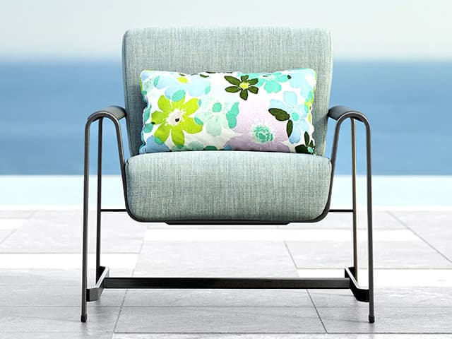 Homecrest Mila Cushion Aluminum Patio Lounge Chair