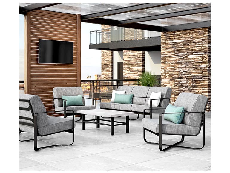 Homecrest Jaxon Cushion Aluminum Patio Lounge Chair