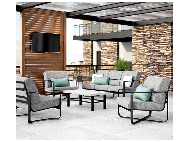 Homecrest Jaxon Cushion Aluminum Sofa