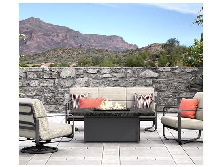 Homecrest Jaxon Cushion Aluminum Swivel Rocker Outdoor Lounge Chair