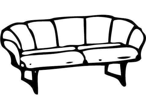 Homecrest Vintage Wire Frame Sofa Replacement Cushion