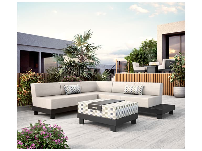 Homecrest Urban Cushion Ottoman