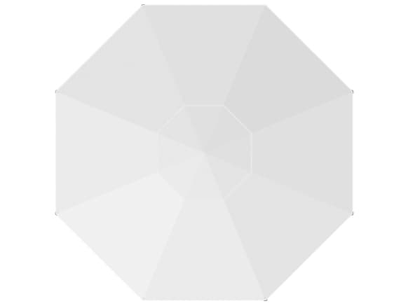 Homecrest Arbor Aluminum 7.5 Foot Octagon Crank Auto Tilt Patio Umbrella