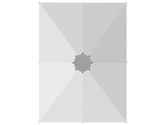 Homecrest Triumph Giant 11' x 8.5' Rectangle Umbrella