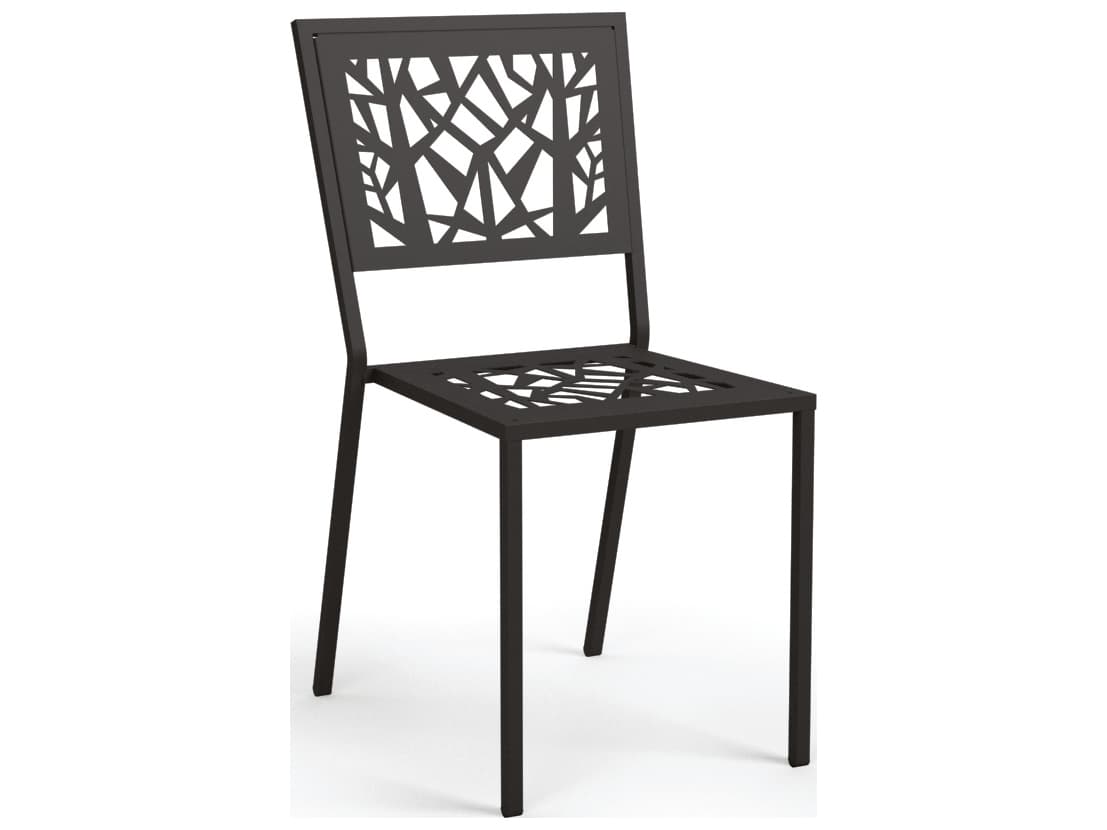 Homecrest Echo Steel Stackable Patio Dining Side Chair