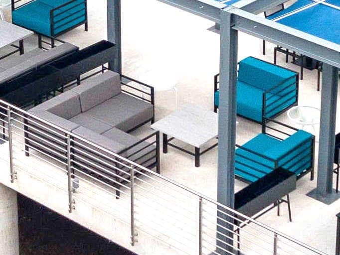 Homecrest Allure Modular Aluminum Sectional Outdoor Patio Lounge Set