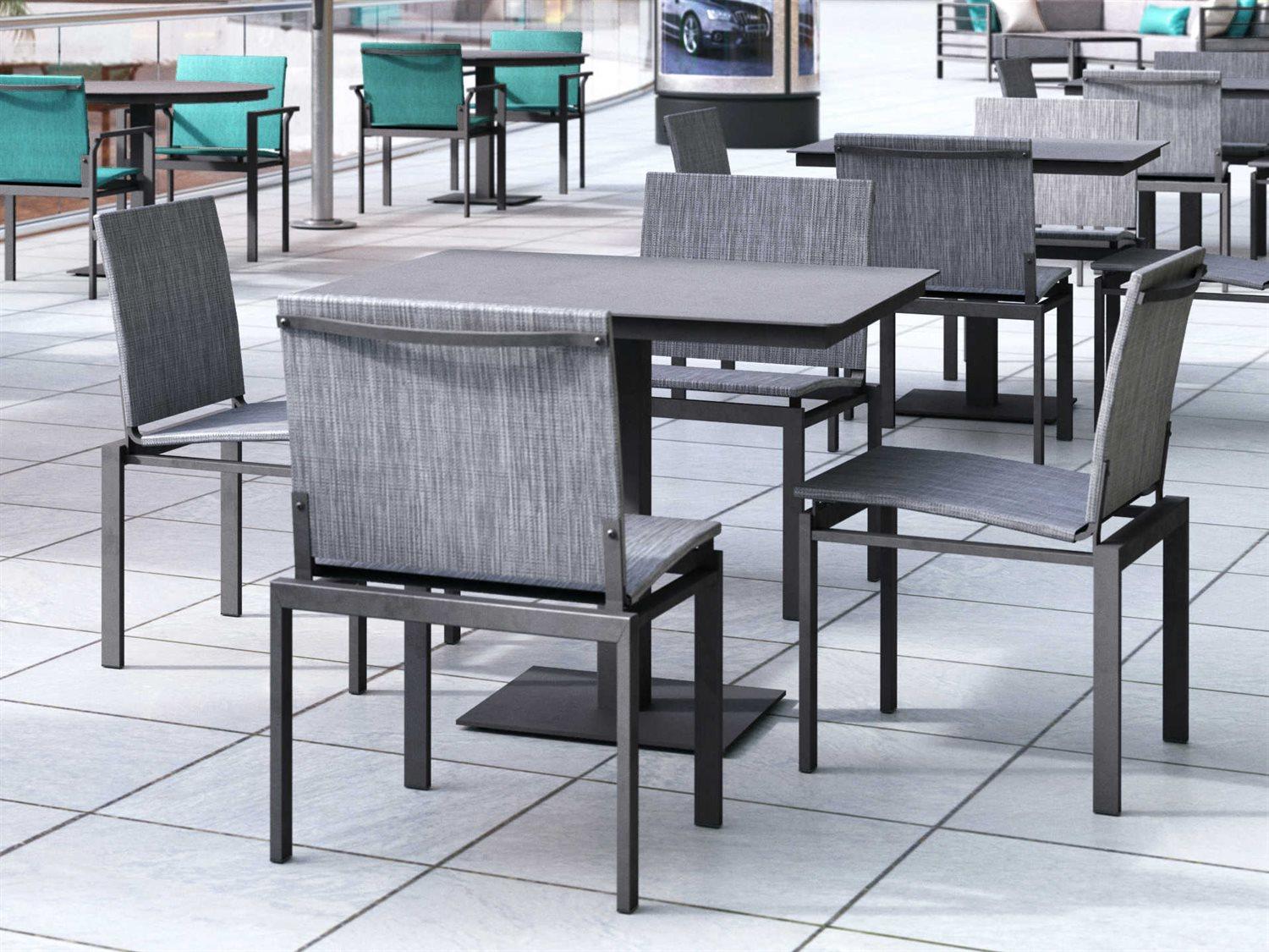 Homecrest Allure Sling Aluminum Outdoor Patio Dining Set