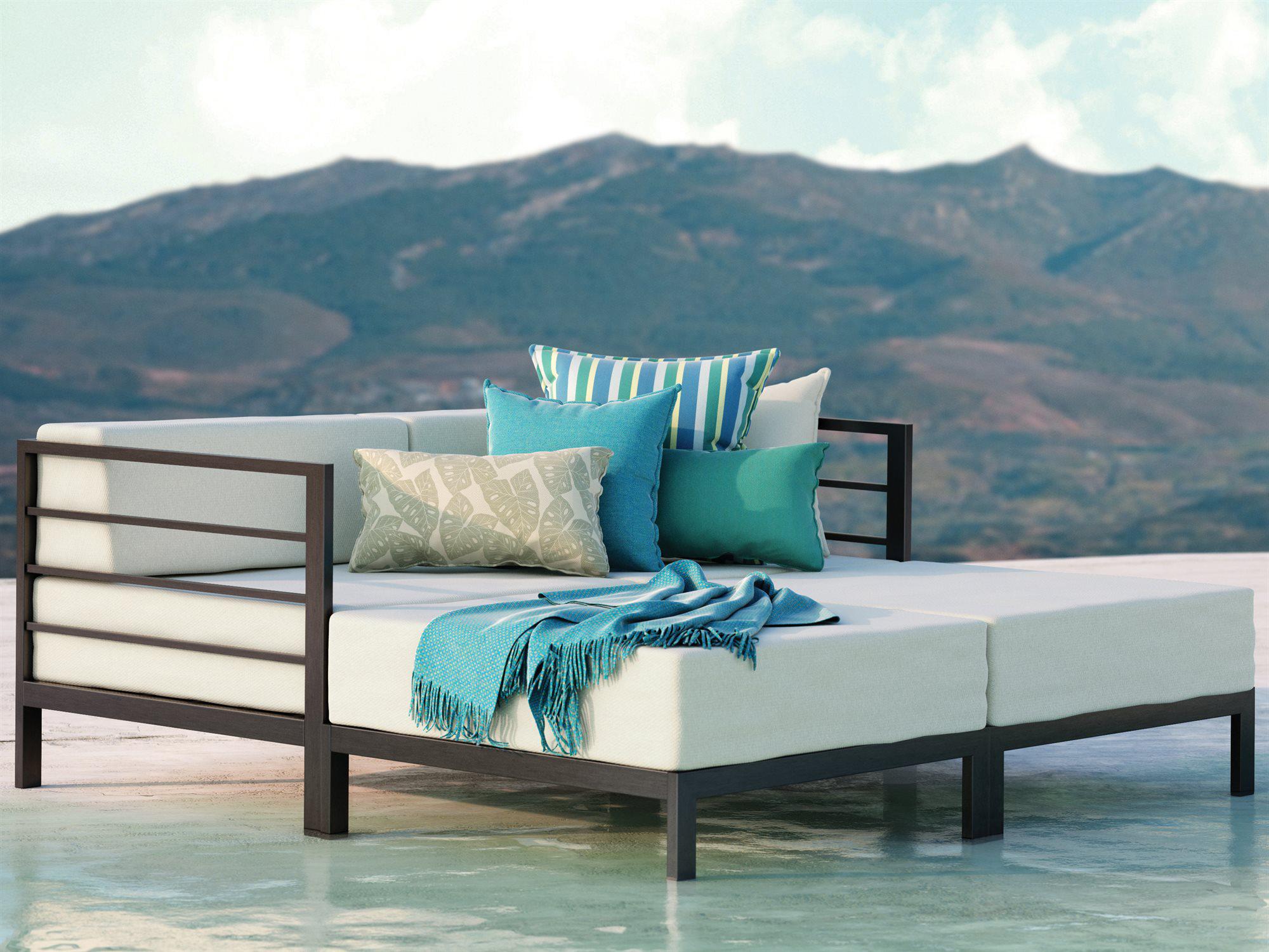 Homecrest Allure Modular Aluminum Daybed Outdoor Lounge Set