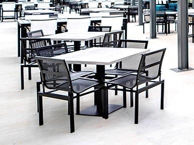 Homecrest Allure Mesh Aluminum Outdoor Patio Dining Set