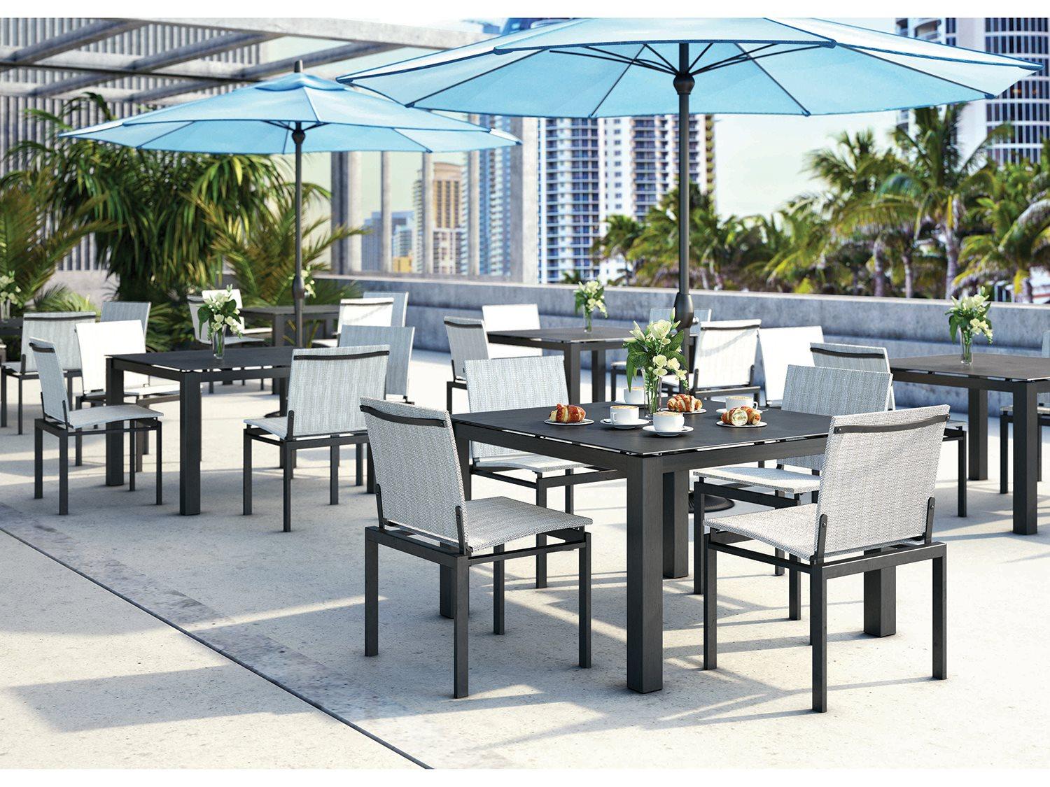 Homecrest Allure Sling Aluminum Outdoor Patio Dining Set