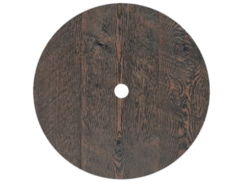 Homecrest Timber Faux Wood Round Table Top with Umbrella Hole