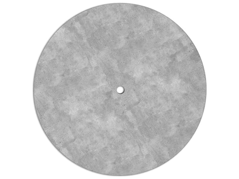 Homecrest Concrete Faux Stone Round Table Top with Umbrella Hole