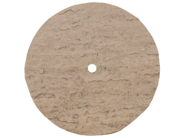 Homecrest Sandstone Faux Round Table Top with Umbrella Hole
