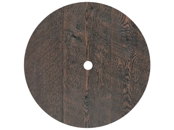 Homecrest Timber Faux Wood Round Table Top with Umbrella Hole