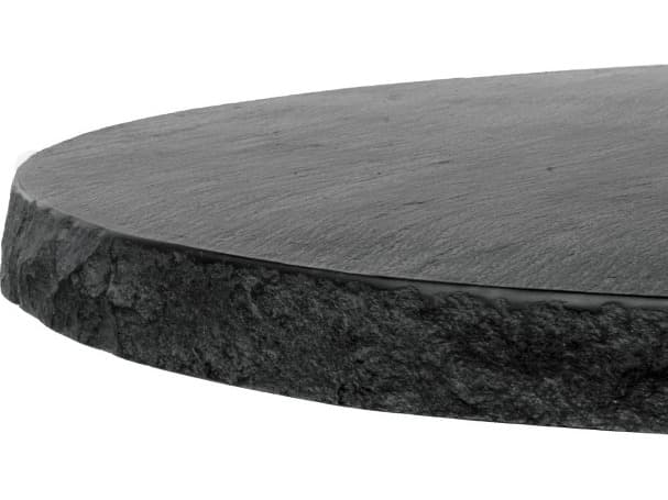 Homecrest Slate Faux Stone Round Table Top