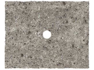 Homecrest Shadow Rock Rectangular Table Top with Umbrella Hole