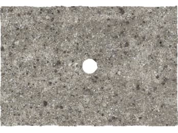 Homecrest Shadow Rock Rectangular Table Top with Umbrella Hole